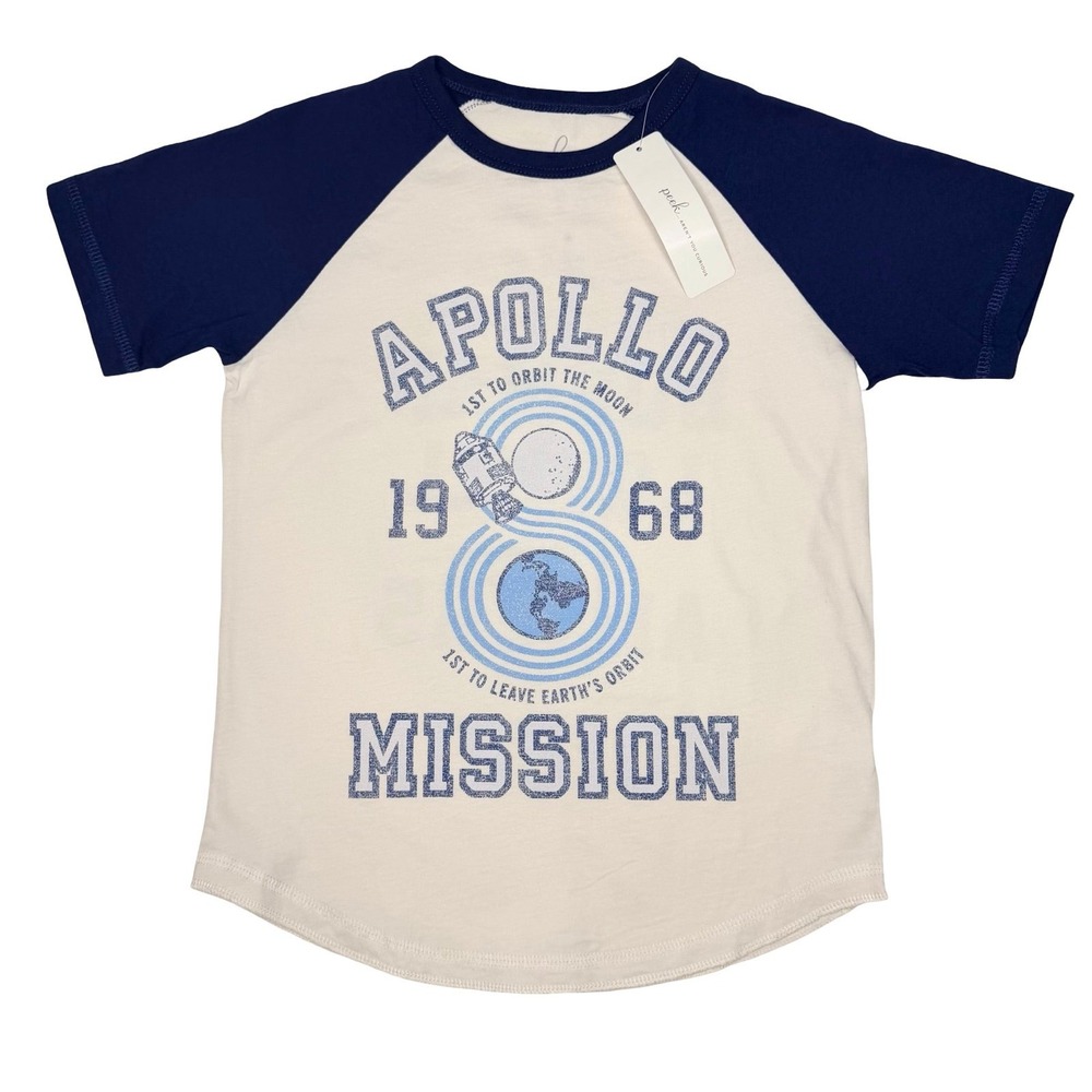 Peek Apollo 8 Mission Front And Back Print Tee